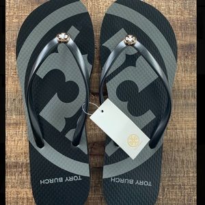 Brand New cute& comfy tory burch flip flops!!